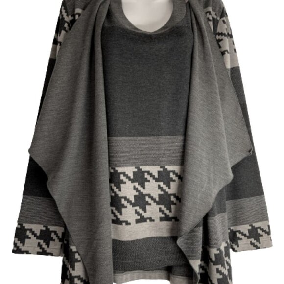 Open Cardigan Jacket and Top Graphic Print Size 44 - NEW with tag ! - Picture 5 of 6